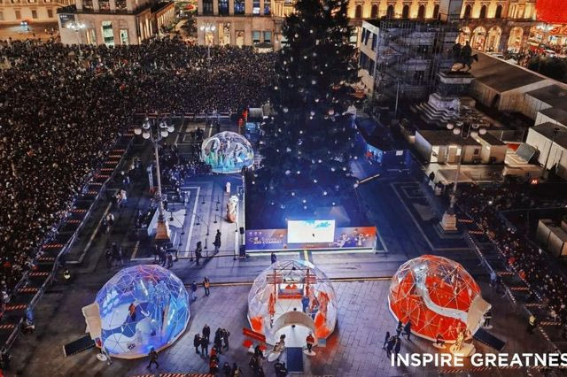 Η χριστουγεννιάτικη μαγεία συναντά τους Ολυμπιακούς Αγώνες στο Milano