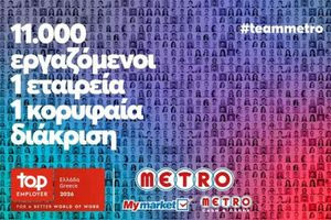 METRO AEBE (My market & METRO Cash & Carry): Top Employer και για το 2026