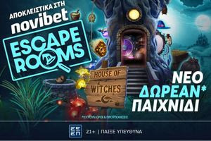 Δεν ξεφεύγεις από τη διασκέδαση με τα Escape Rooms της Novibet