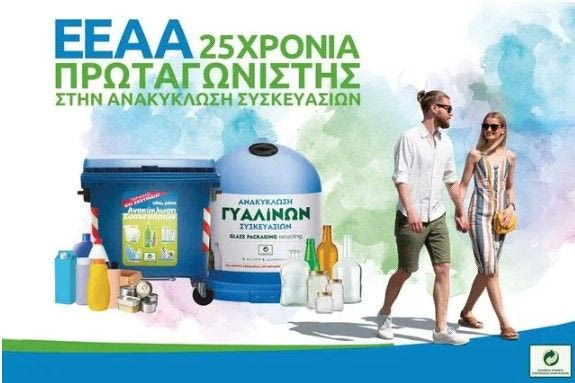 Η Ανακύκλωση Συσκευασιών στην Ελλάδα έχει όνομα: Μπλε Κάδος και Μπλε Κώδωνας